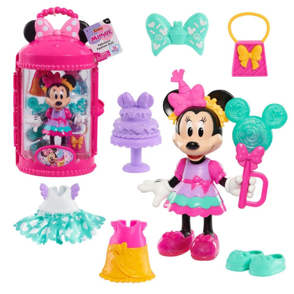 Figurina cu accesorii, Minnie Mouse, Sweet Party