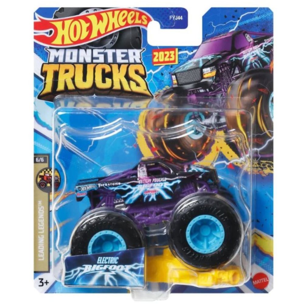 Masinuta Hot Wheels Monster Truck, Electric Bigfoot, HLR90