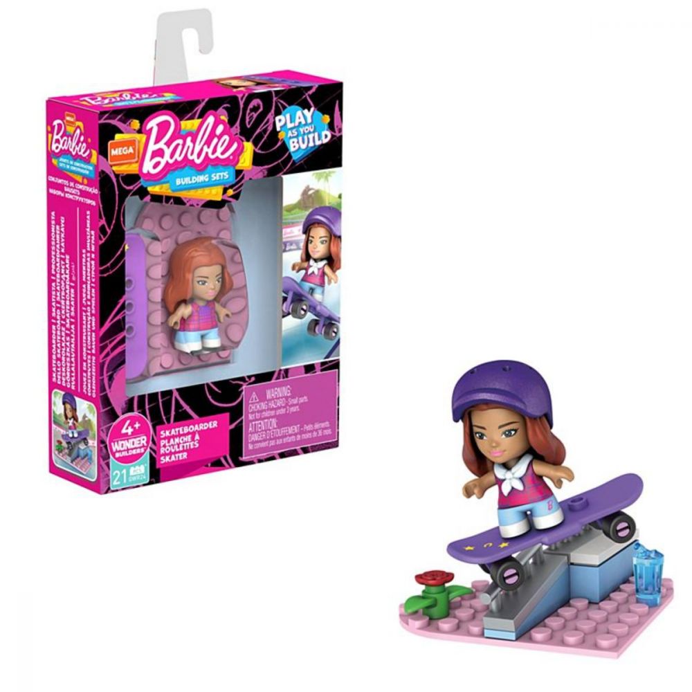 Set Megaconstrux, Barbie, You can be anything, Skateboarder, GWR24