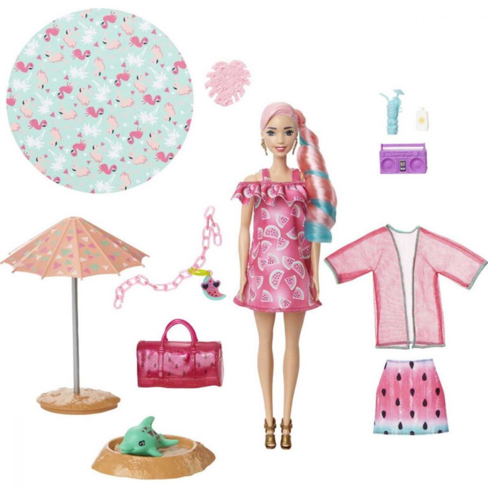 Set papusa Barbie, Color Reveal, Ultimate GTN19