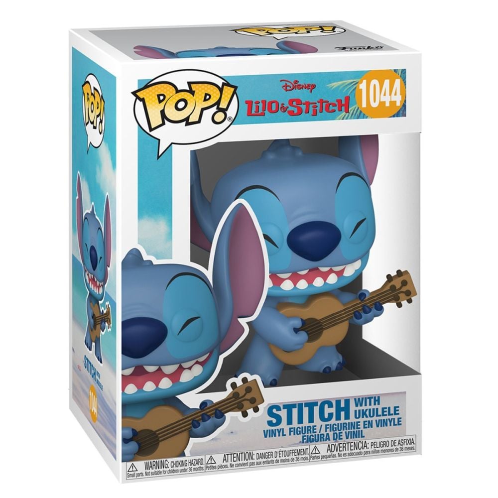 Figurina Funko Pop, Disney Stitch cu ukulele