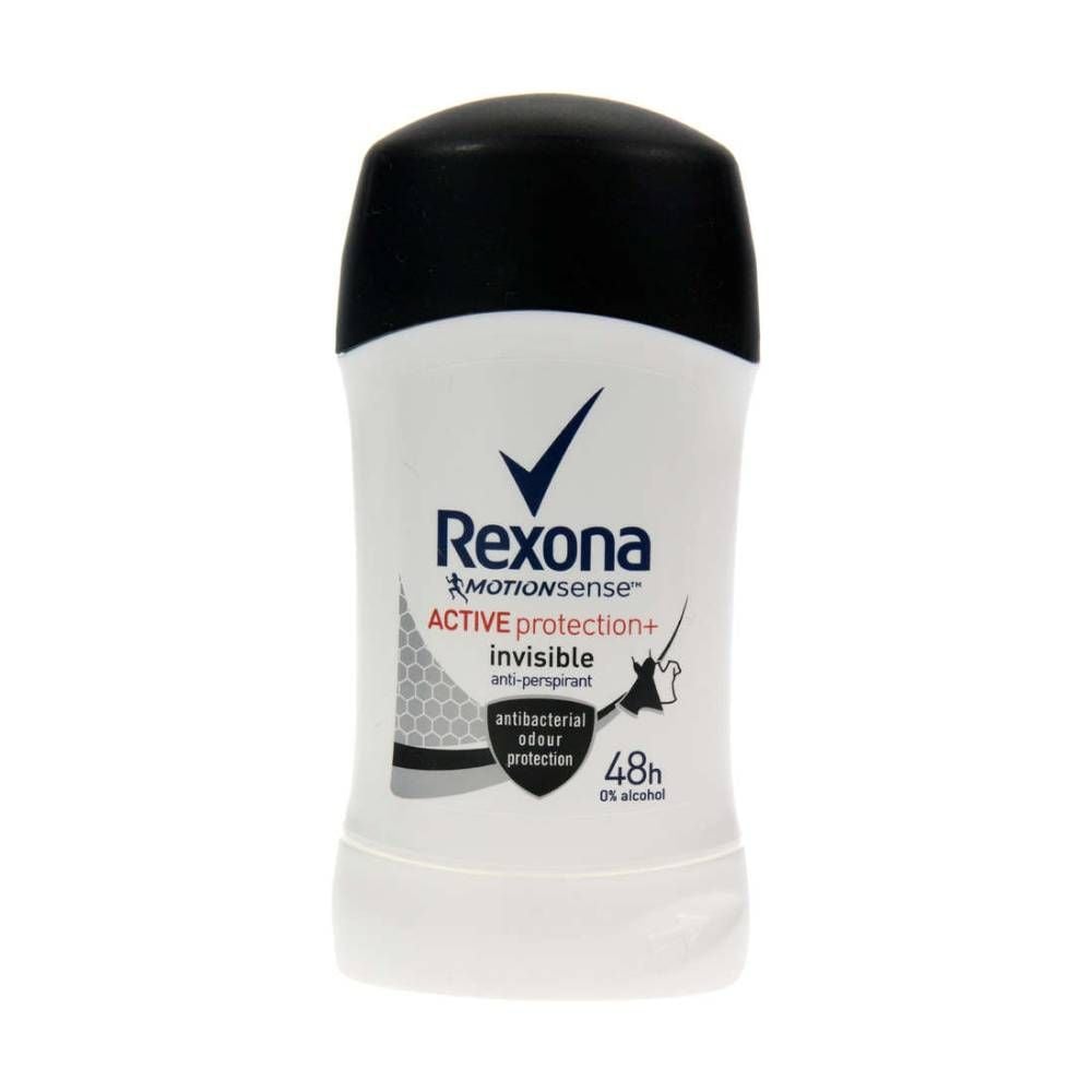 Deodorant stick Rexona Invisible Black White, 40ml