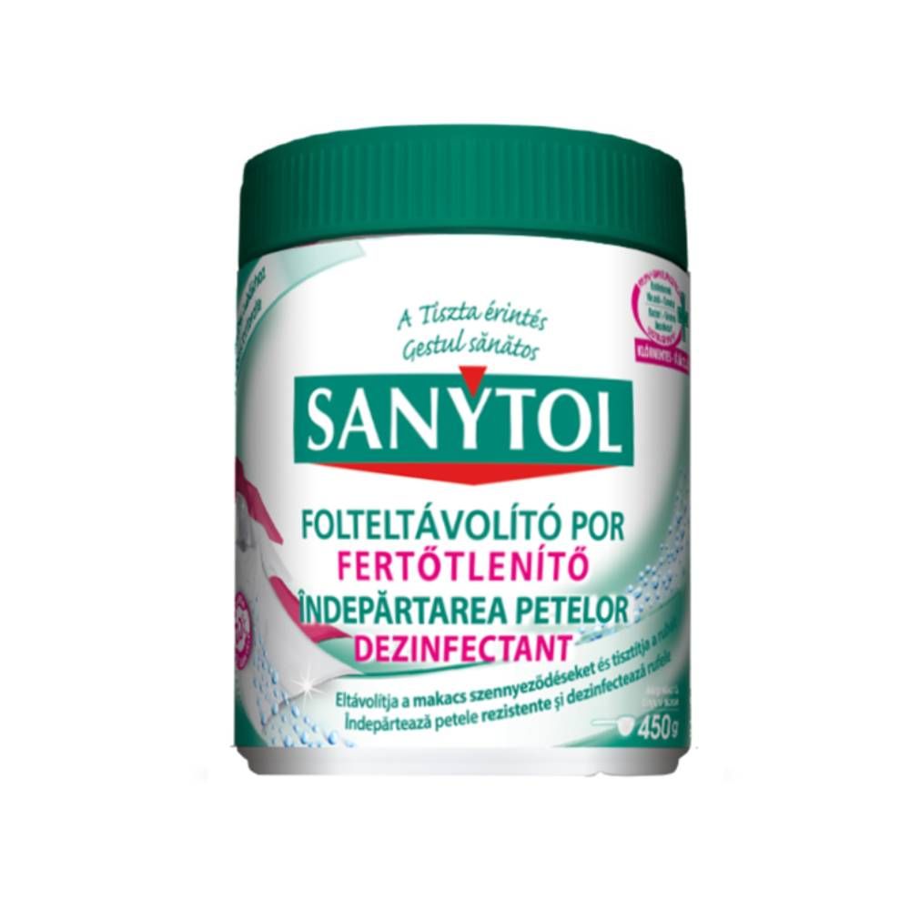 Dezinfectant pudra pentru pete Sanytol, 450gr
