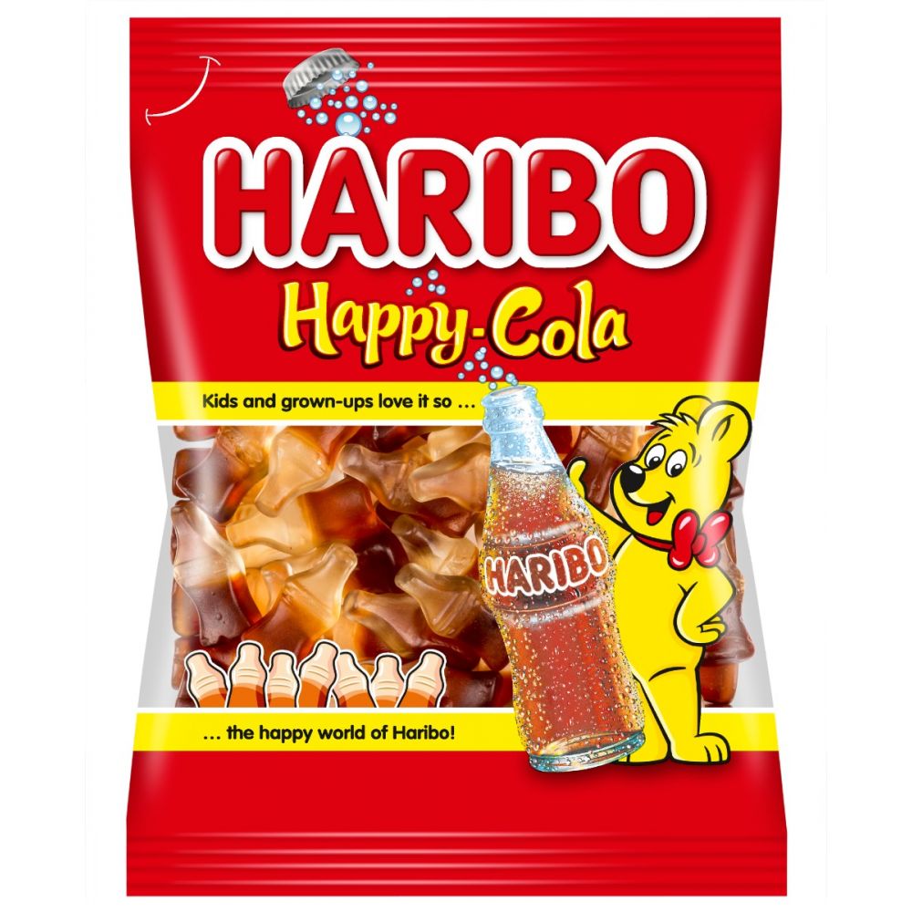 Jeleuri Haribo, Happy Cola, 100 g