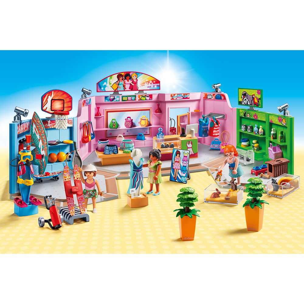 Set Playmobil City Life - Centru comercial (9078)