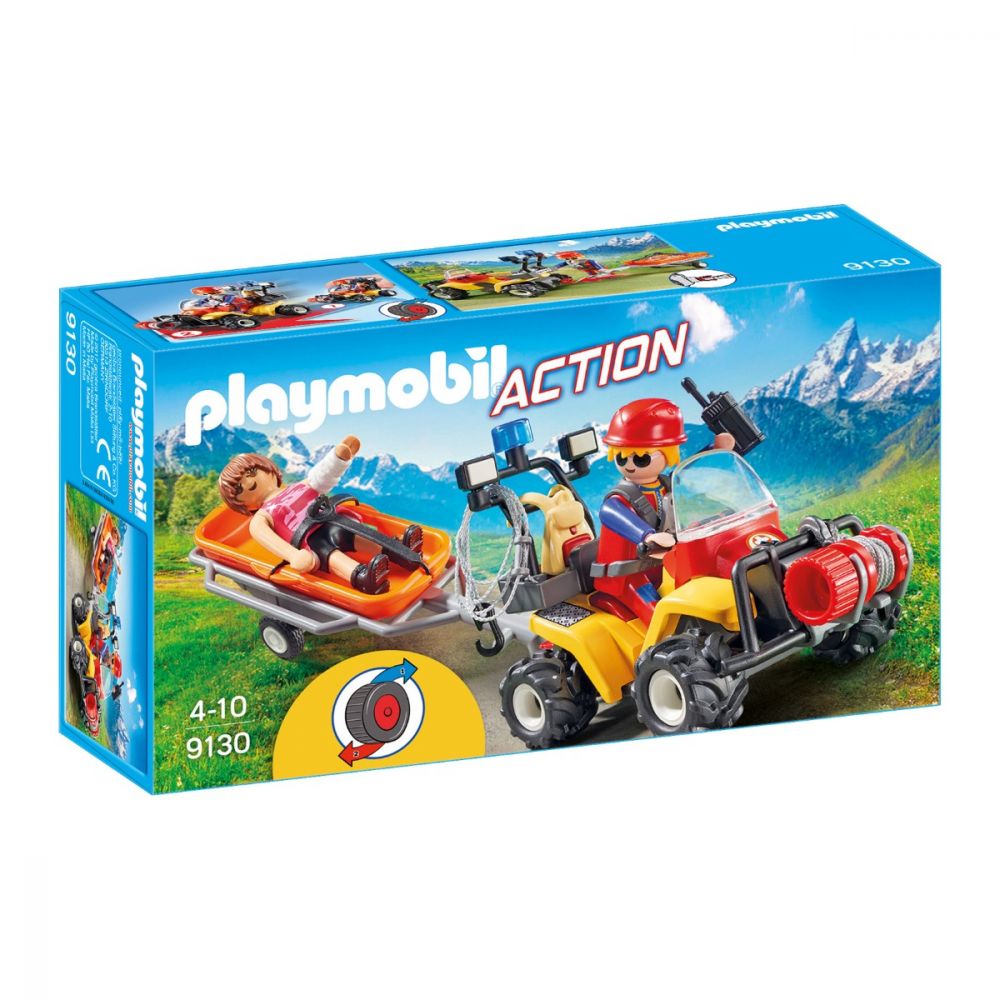 Set figurine Playmobil Action - Salvatori montani cu targa (9130)