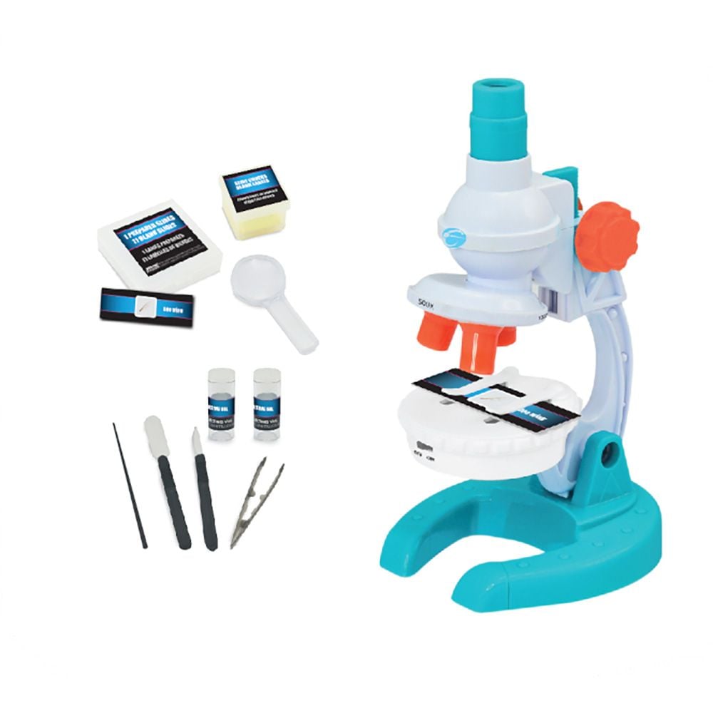 Set microscop si accesorii, Eastcolight, 250/500/1000X, 45 piese
