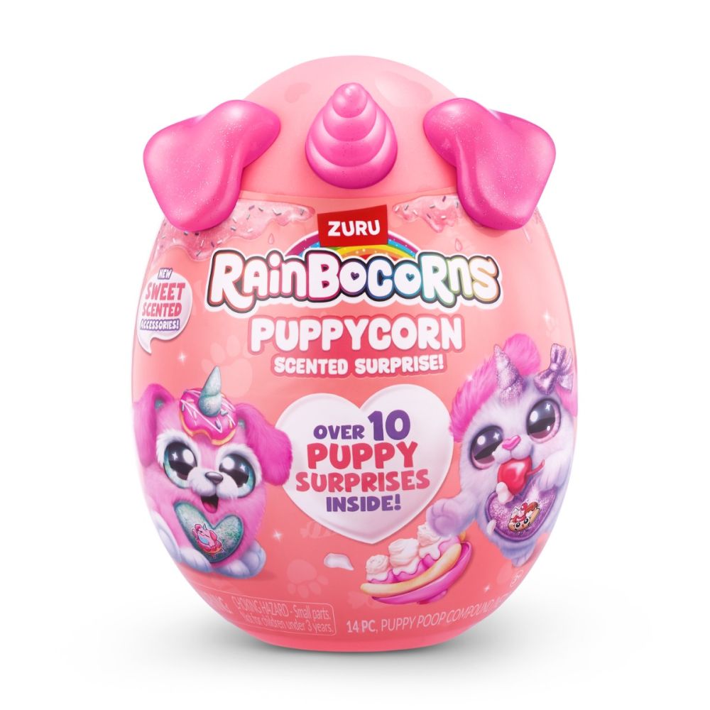 Jucarie de plus surpriza, Rainbocorns, Puppycorn, S4