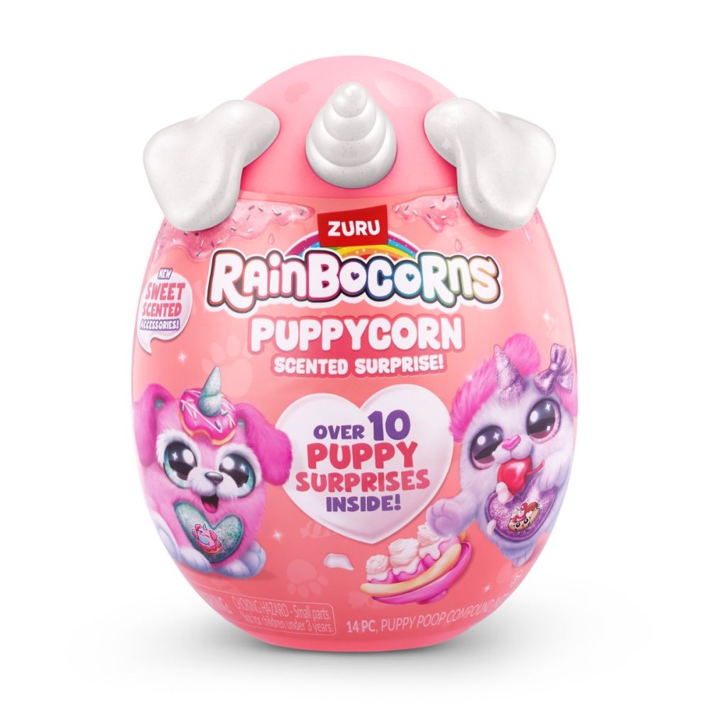 Jucarie de plus surpriza, Rainbocorns, Puppycorn, S4