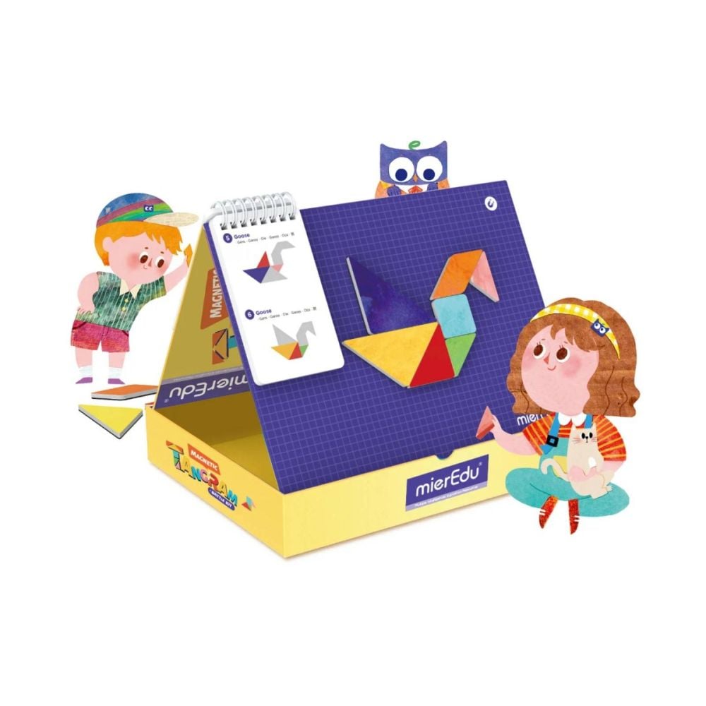 Tangram magnetic, mierEdu, Battle kit