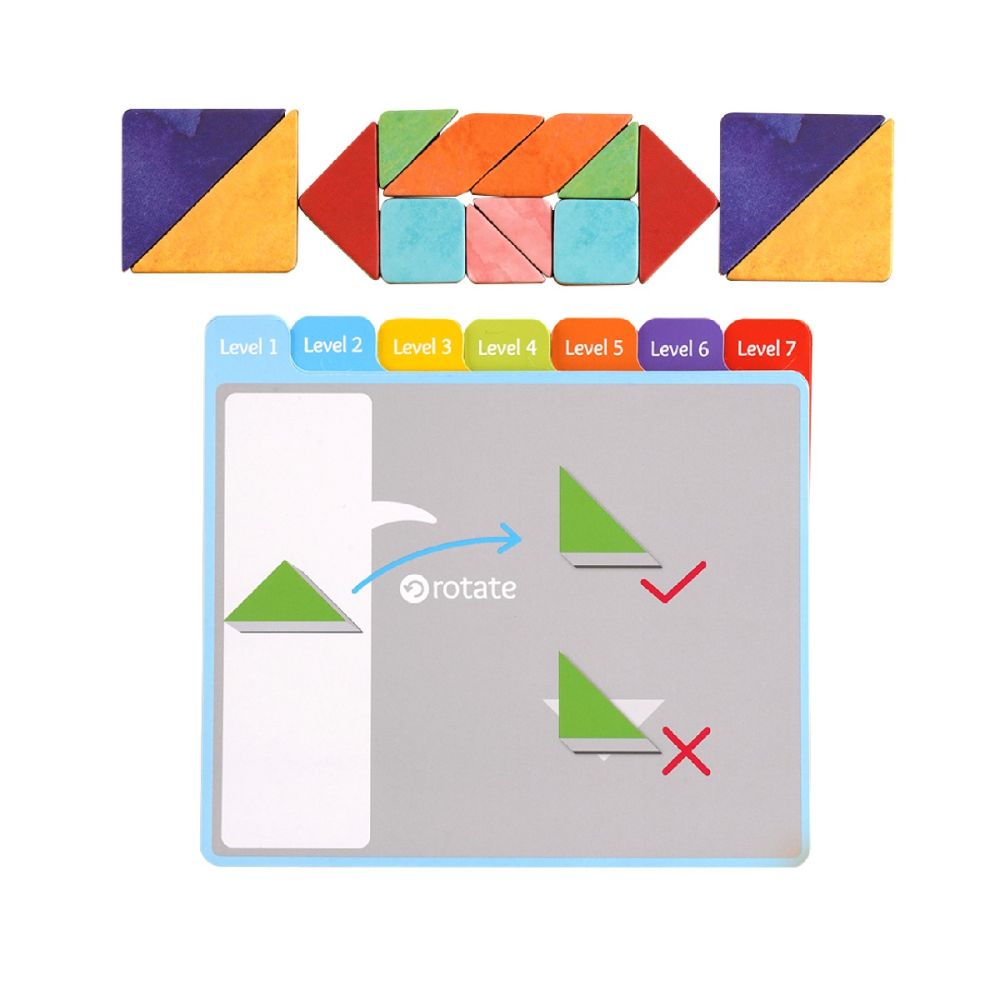 Tangram magnetic, mierEdu, Starter kit