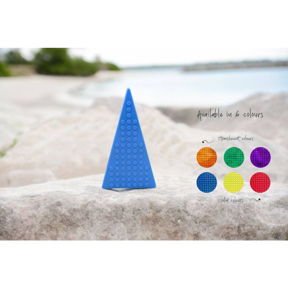 Set magnetic Magbrix, Jolijou, 12 piese triunghi isoscel