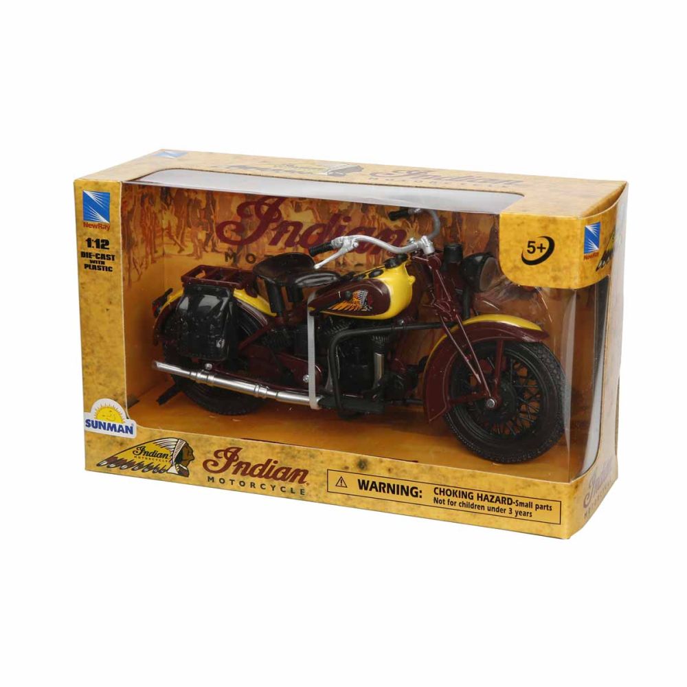 Motocicleta metalica, New Ray, Indian Sport Scout 1934, 1:12