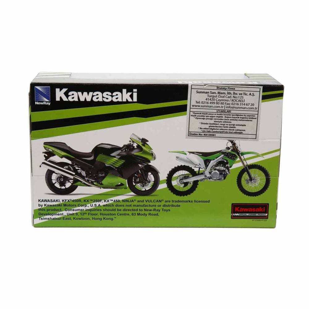 Motocicleta metalica, New Ray, Kawasaki ZX-10R, 1:12