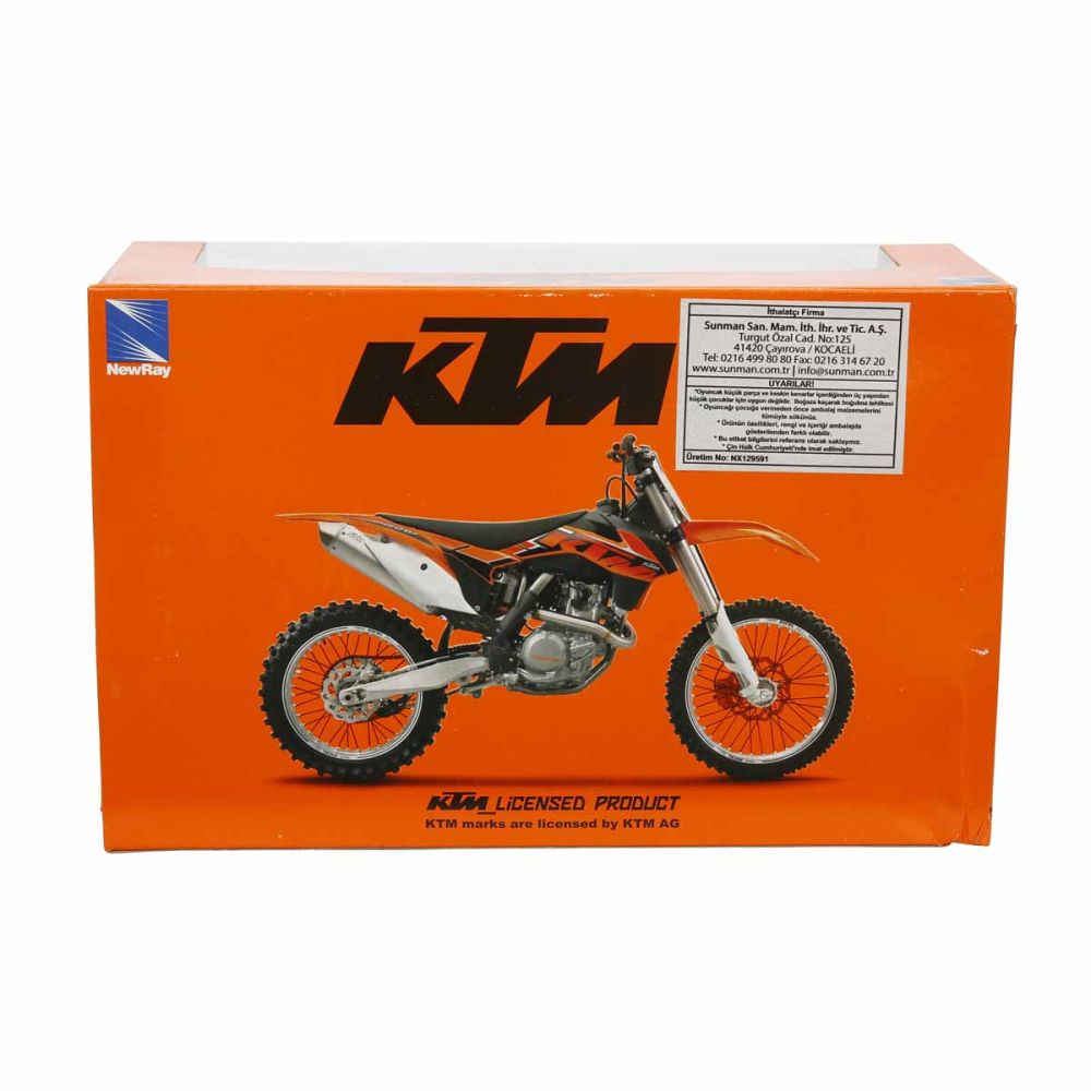 Motocicleta metalica, New Ray, KTM 450 SX-F 2018, 1:10