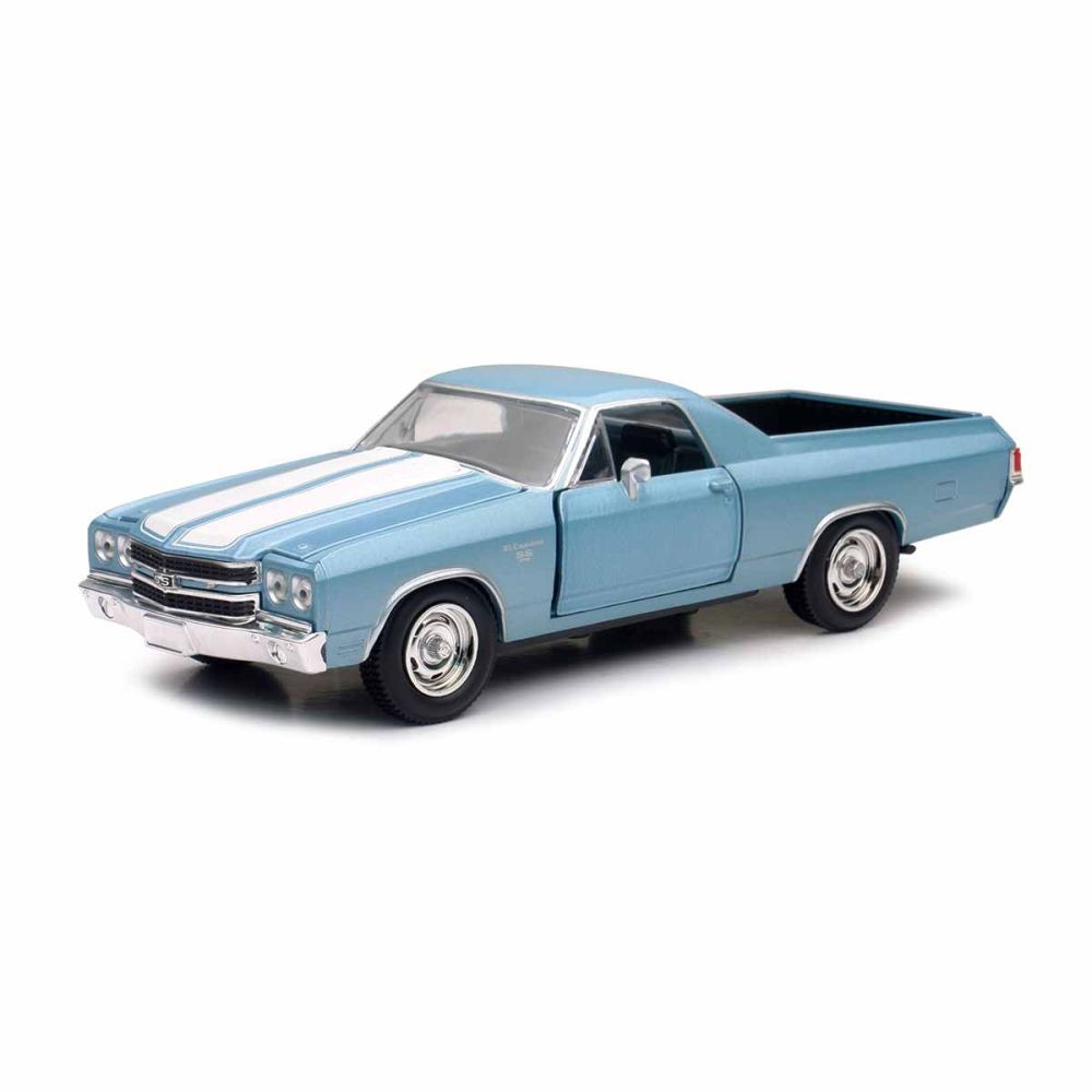 Masina metalica, New Ray, 1962 Chevrolet Impala SS, Blue, 1:25