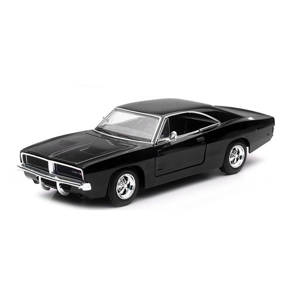 Masina metalica, New Ray, 1969 Dodge Charger, 1:25, Negru