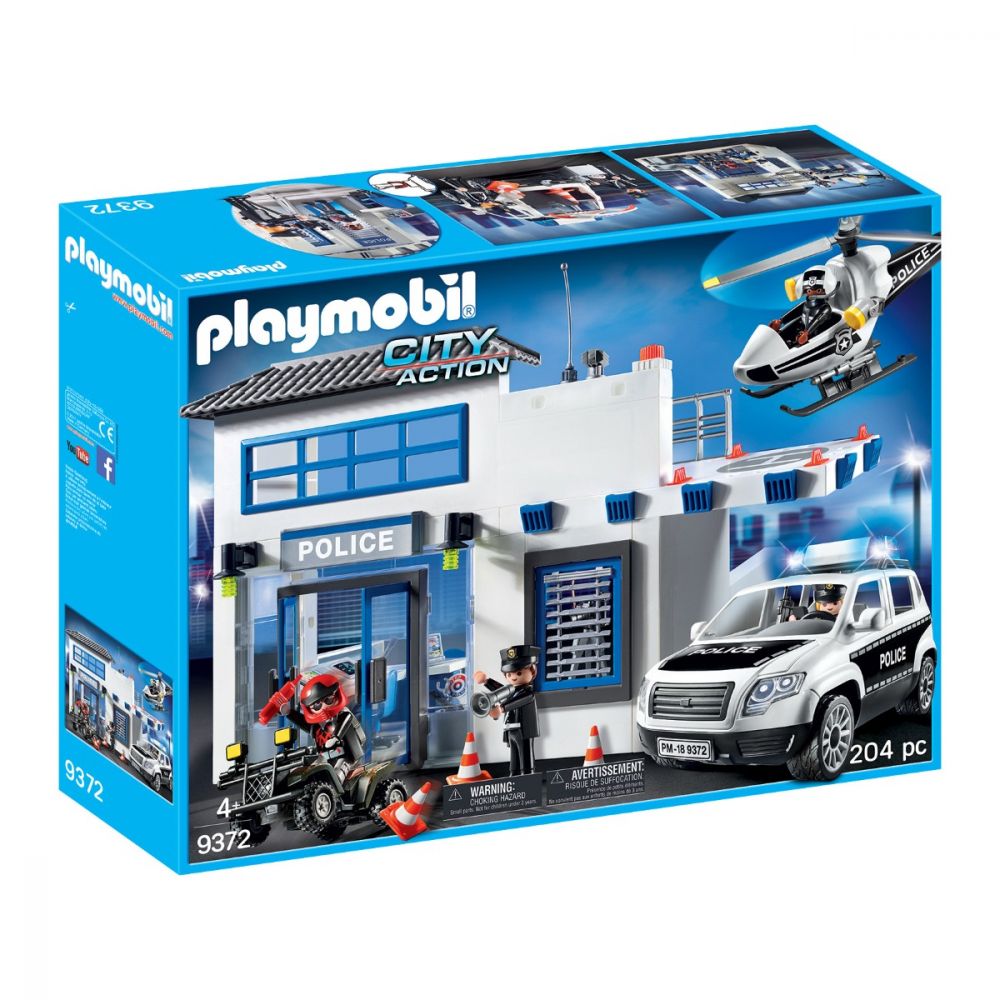 Set Playmobil City Action - Sectie de politie (9372)
