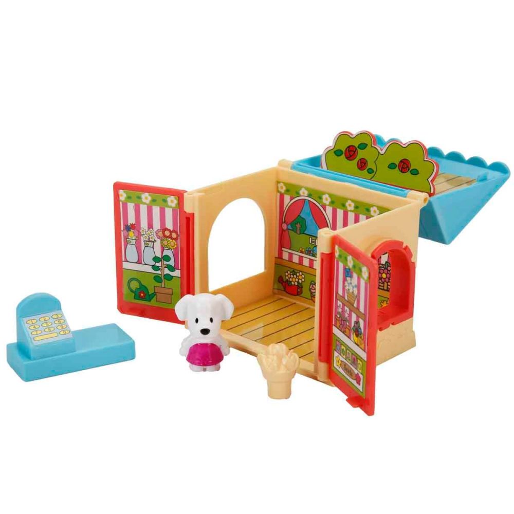 Set mini casuta cu animalut si accesorii