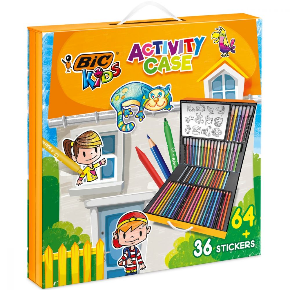 Set de colorat Bic - Kids Activity Case