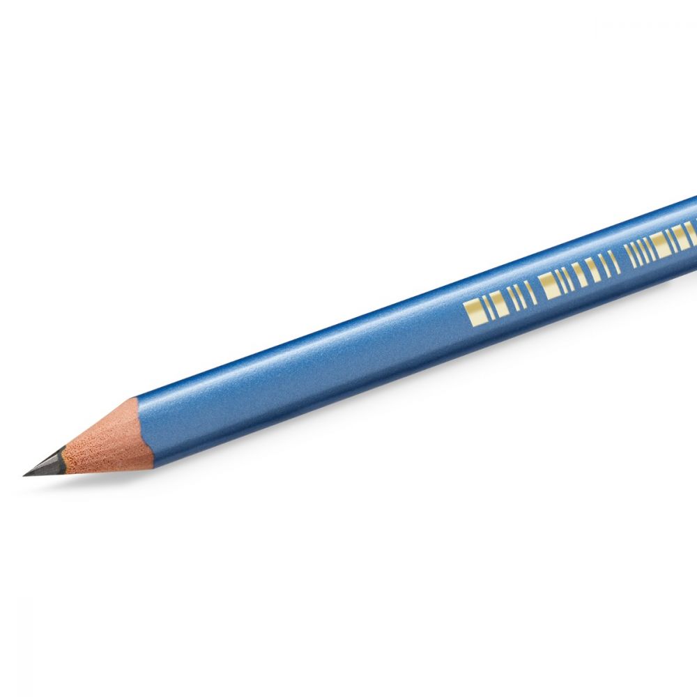 Set 3 creioane cu radiera Grafit Evolution Triangle Bic, HB 2