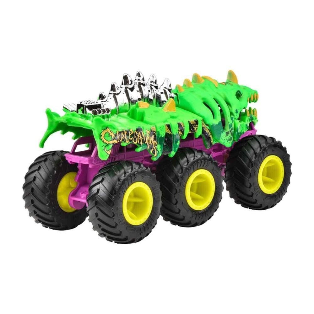 Masinuta Hot Wheels Monster Truck, Big Rigs, Skelesaurus, JCH42