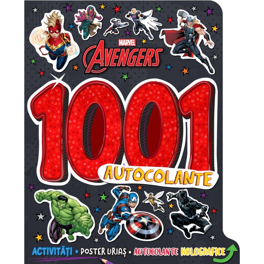 Marvel Avengers, 1001 autocolante
