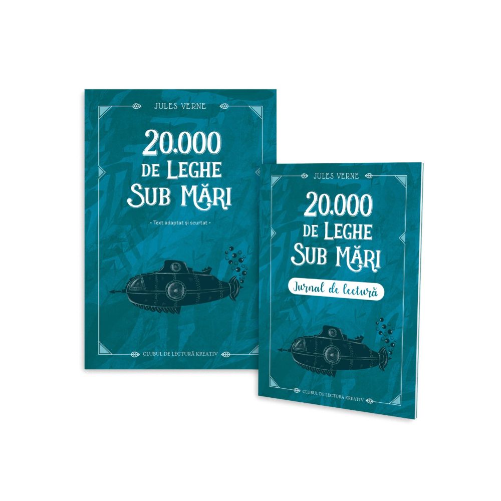 20.000 de leghe sub mari cu jurnal de lectura