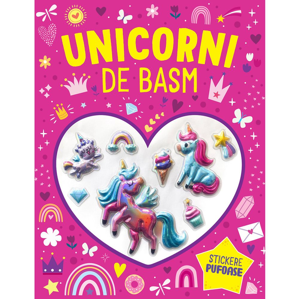 Unicorni de basm, Stickere pufoase