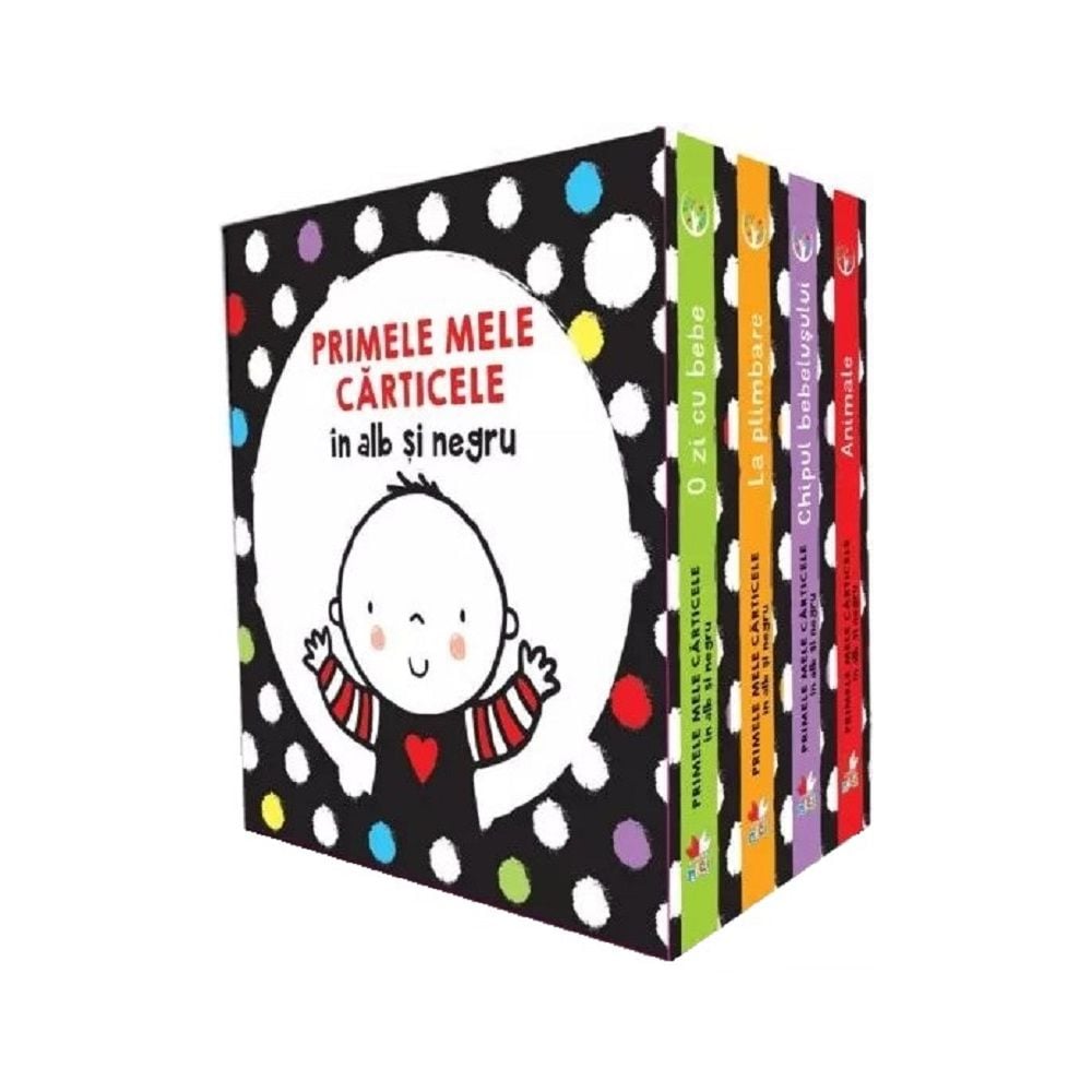 Cutie, Bebe invata, Primele mele carticele in alb si negru