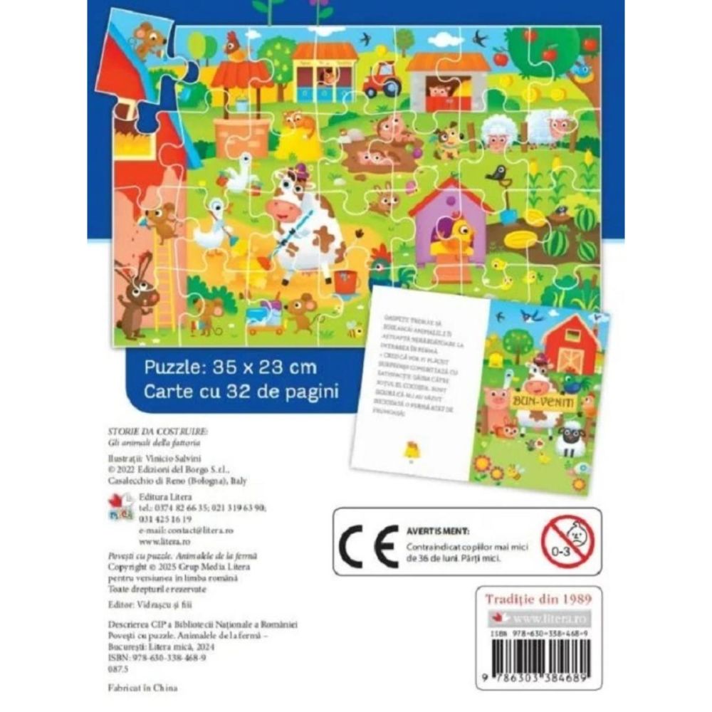 Povesti cu puzzle, Animale de la ferma