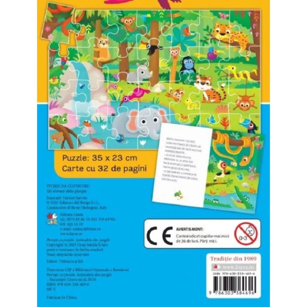 Povesti cu puzzle, Animale din jungla