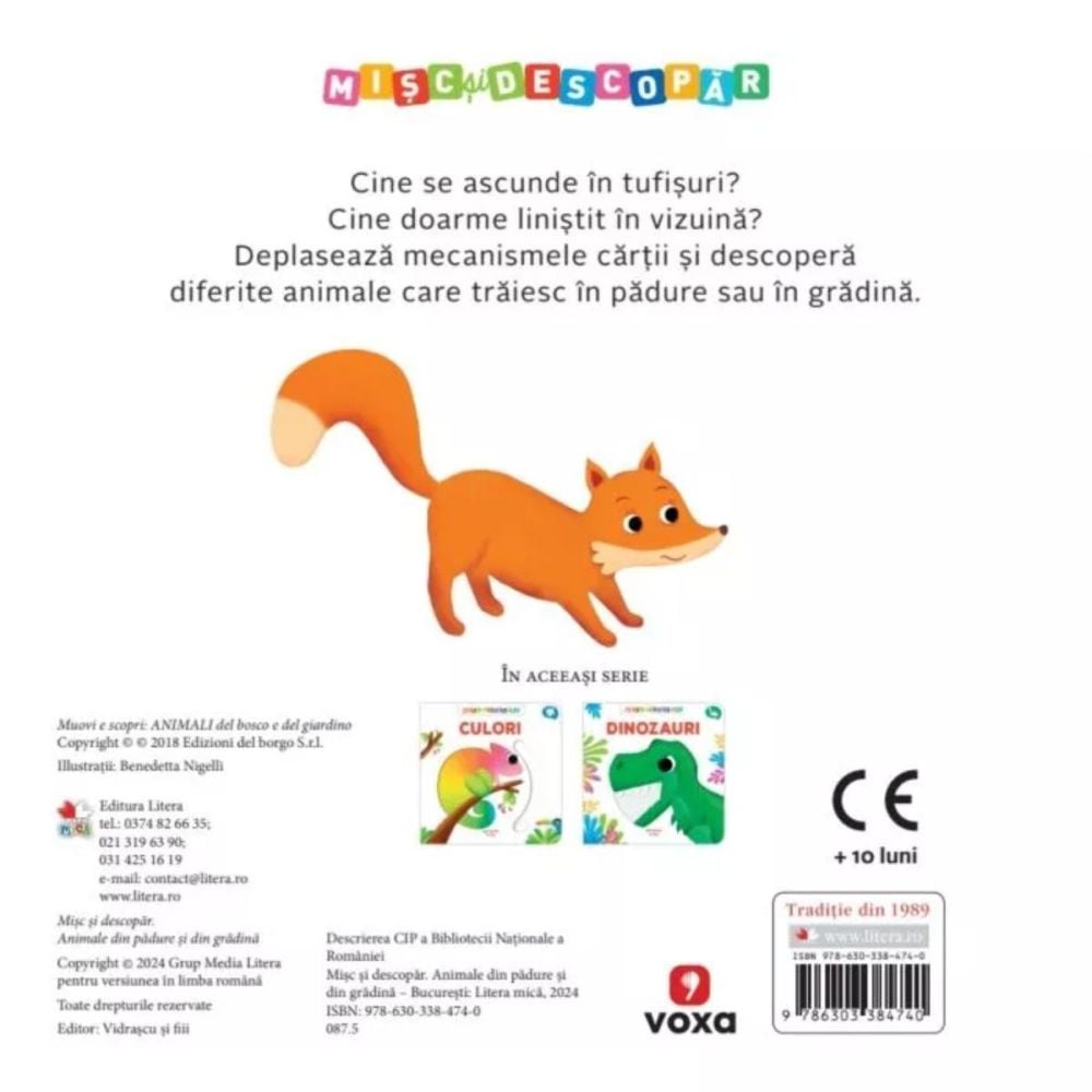 Misc si descopar, Animale din padure si din gradina