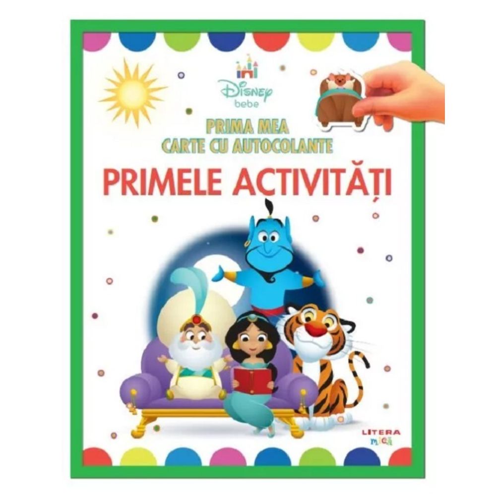 Disney Bebe, Prima mea carte cu autocolante, Primele activitati