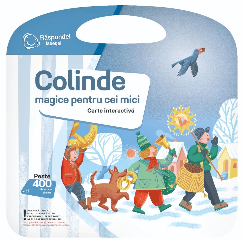 Carte interactiva, Raspundel Istetel, Colinde magice pentru cei mici