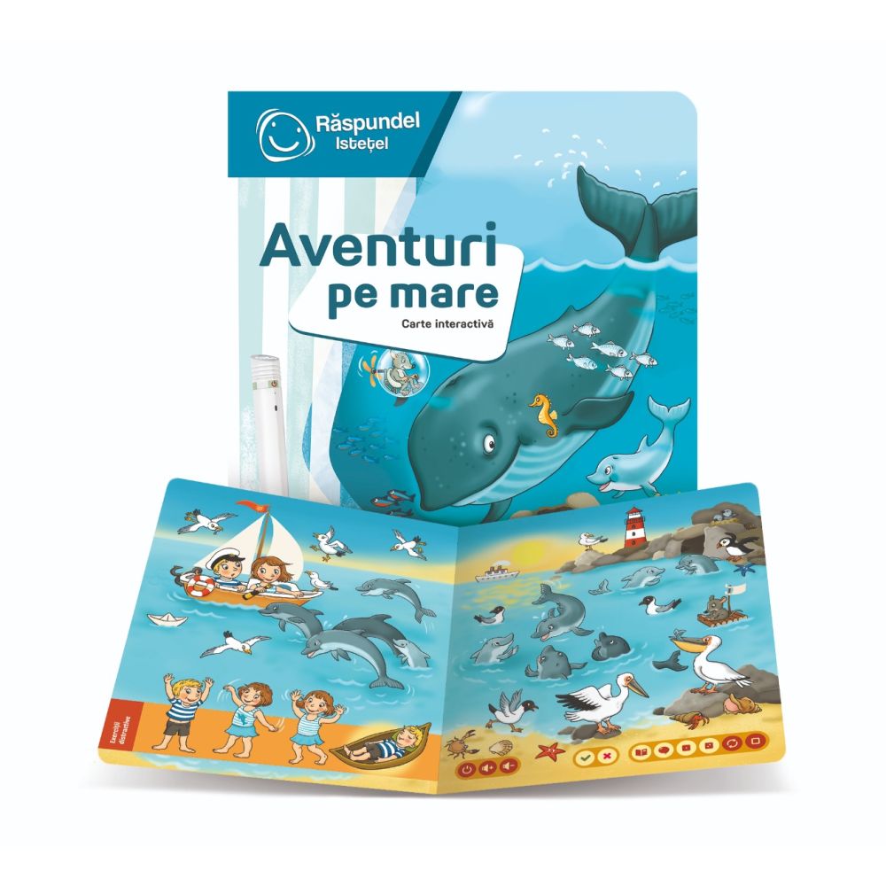Carte interactiva, Raspundel Istetel, Aventuri pe mare