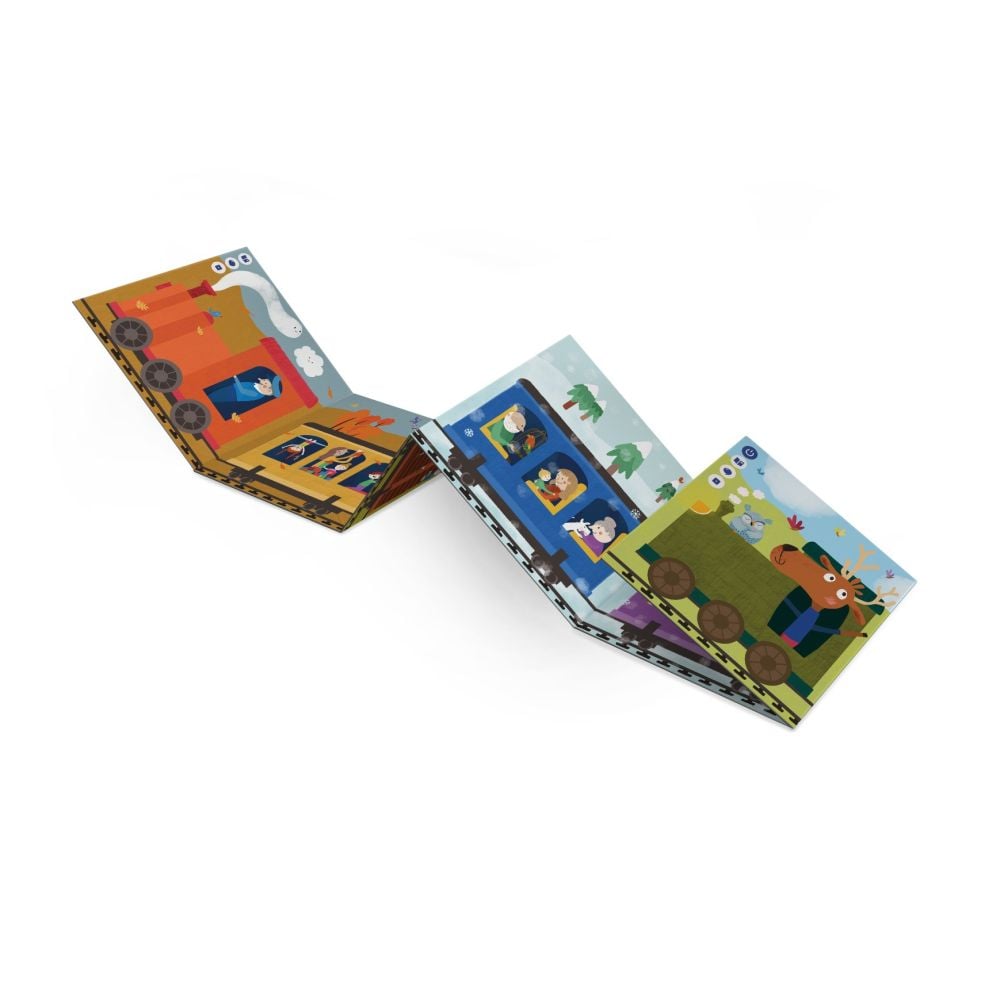 Carte interactiva, Raspundel Istetel, Trenuletul calator