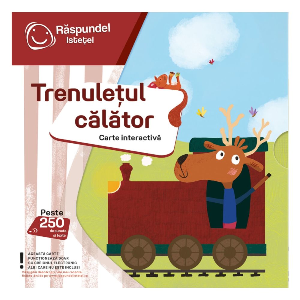 Carte interactiva, Raspundel Istetel, Trenuletul calator