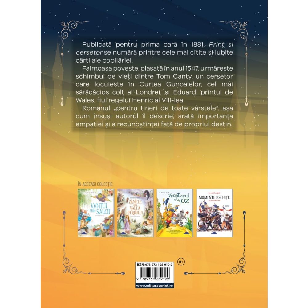 Print si cersetor, Mark Twain