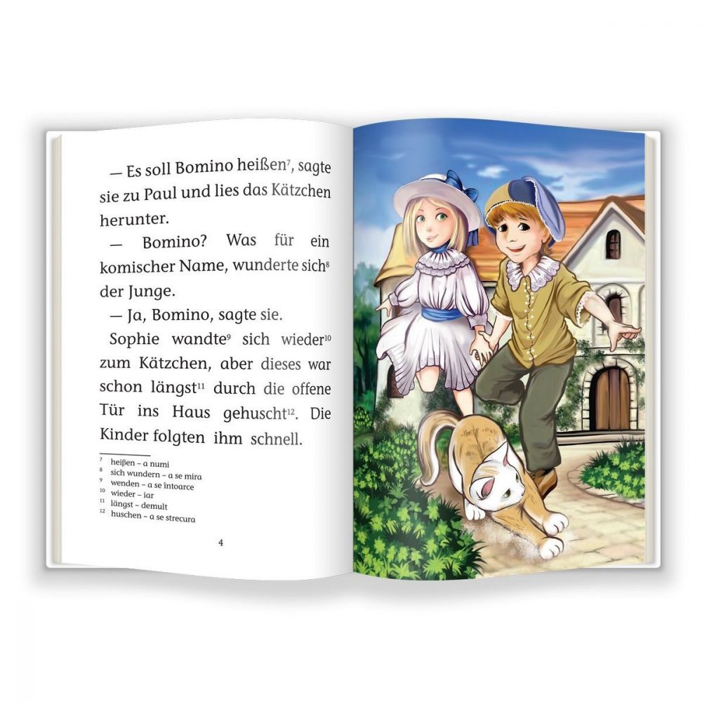 Necazurile Sophiei, Pisoiul Bomino, Invat sa citesc in limba germana, Nivelul 3