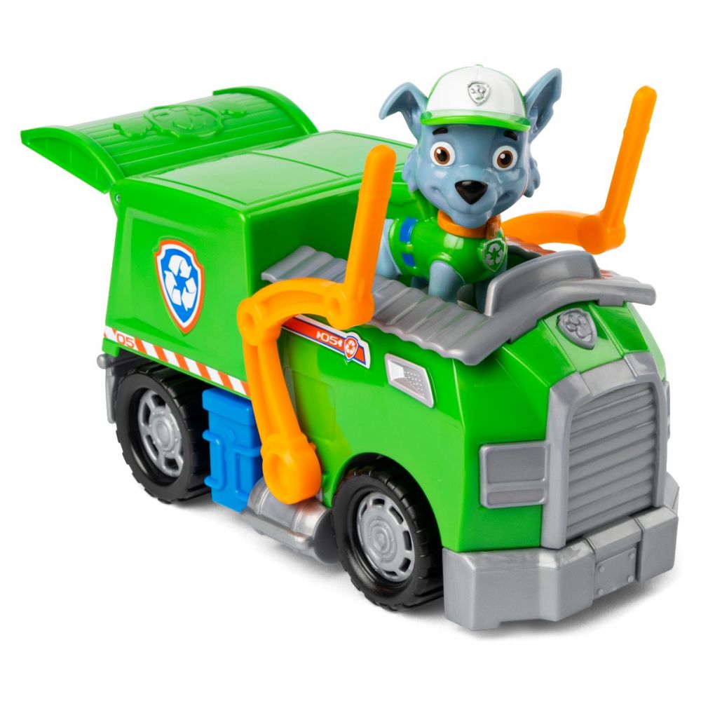 Masinuta cu figurina Paw Patrol, Rocky Recycle Truck 20114325