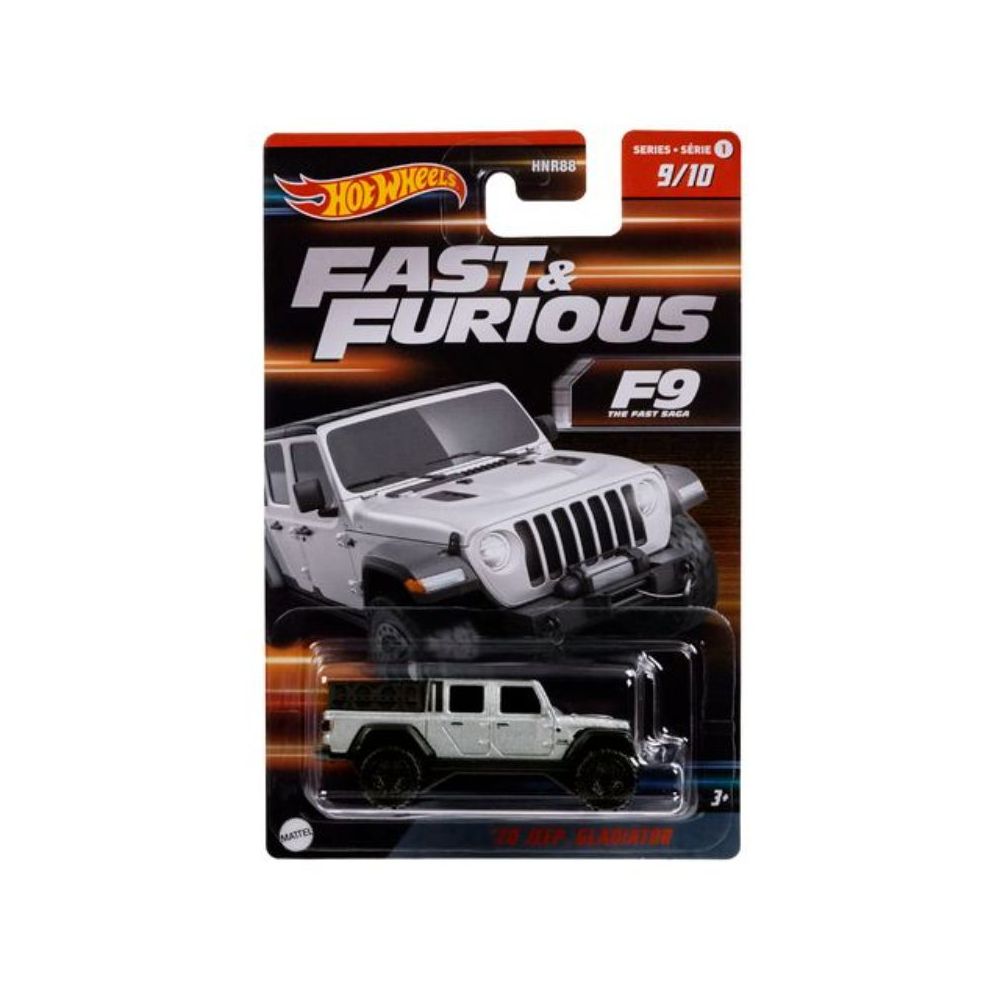 Masinuta Fast and Furious, Hot Wheels, 2020 Jeep Gladiator, 1:64, HNR99