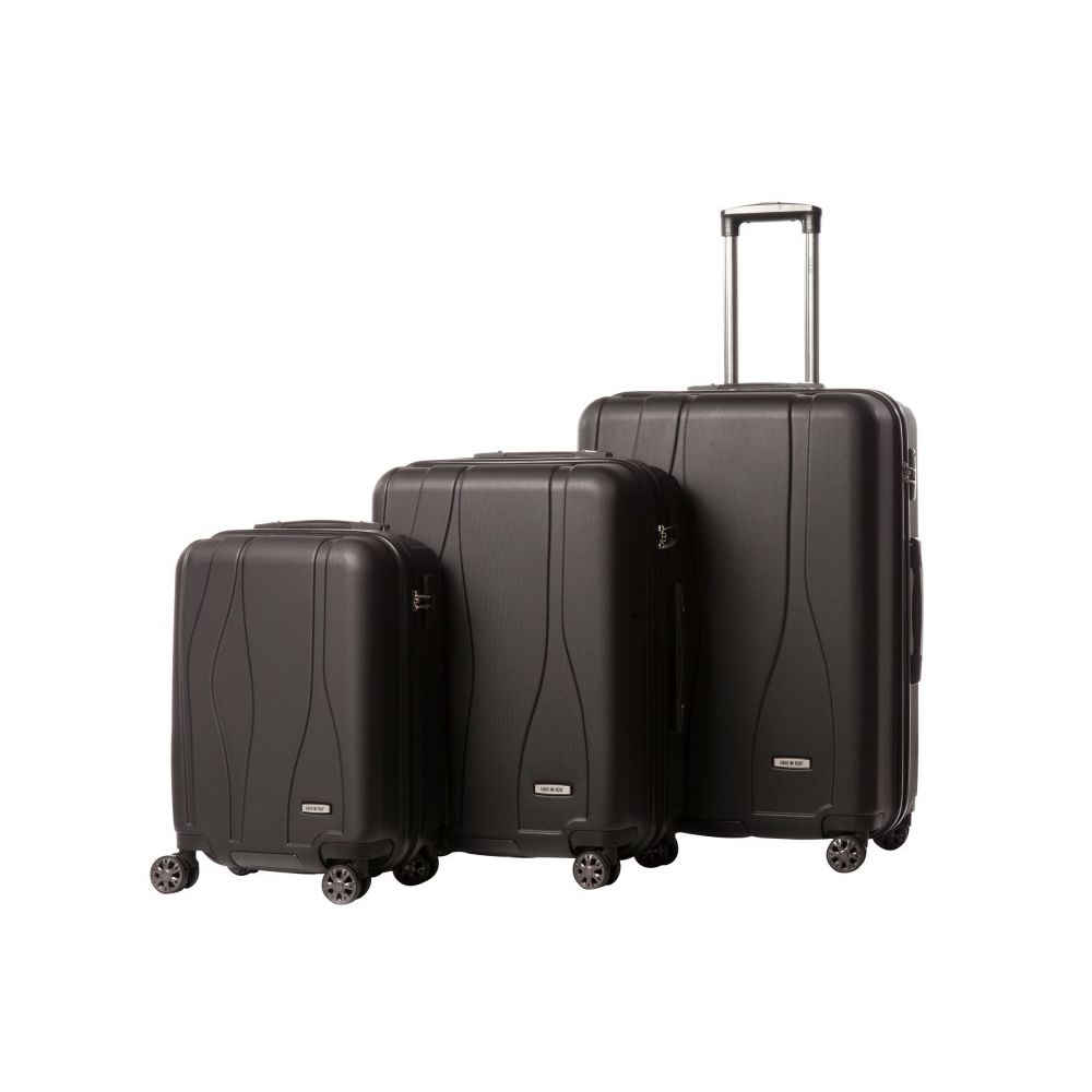 Troler Lamonza Civic, Negru 55 x 36 x 22 cm