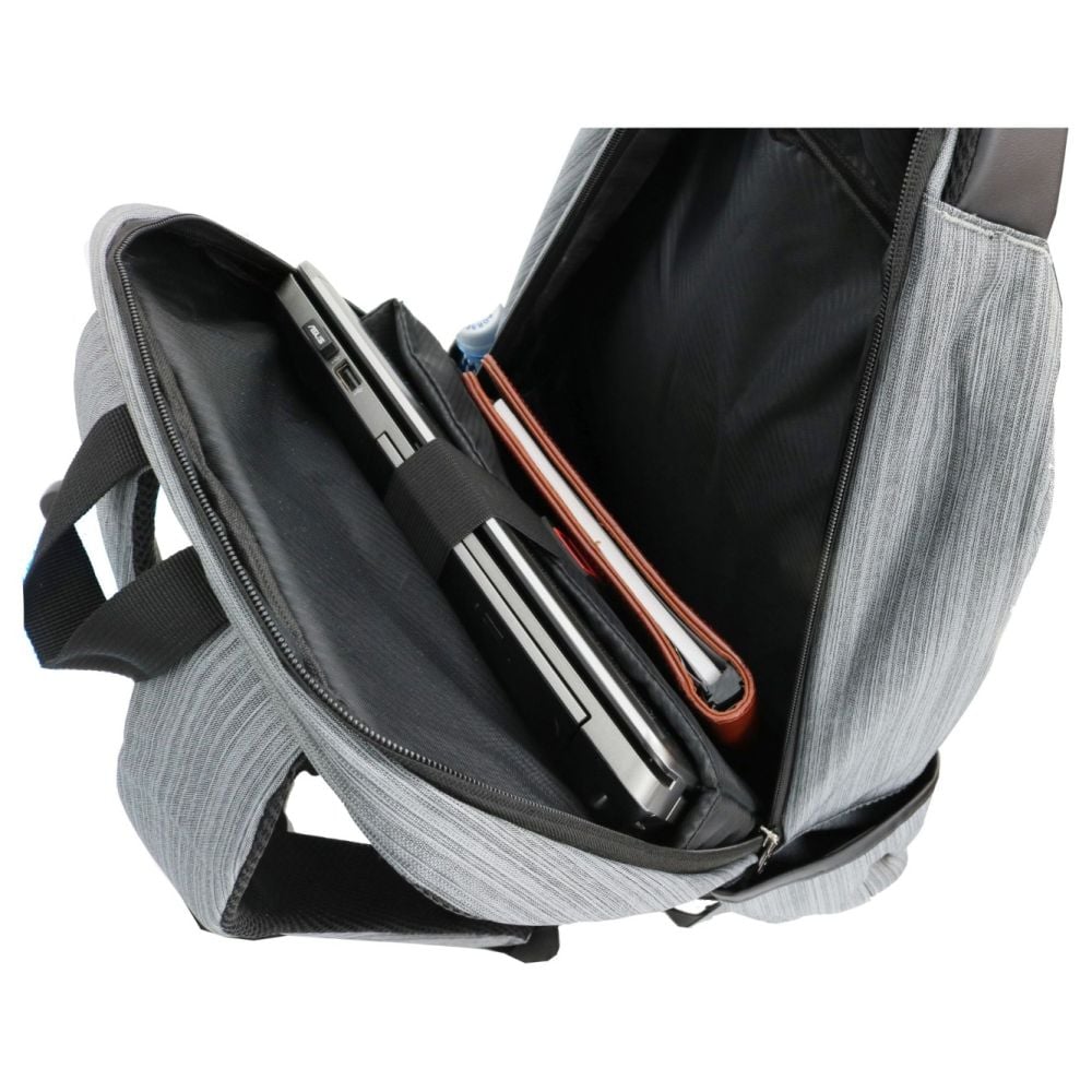 Rucsac pentru laptop Lamonza Pulse, Gri, 46 cm