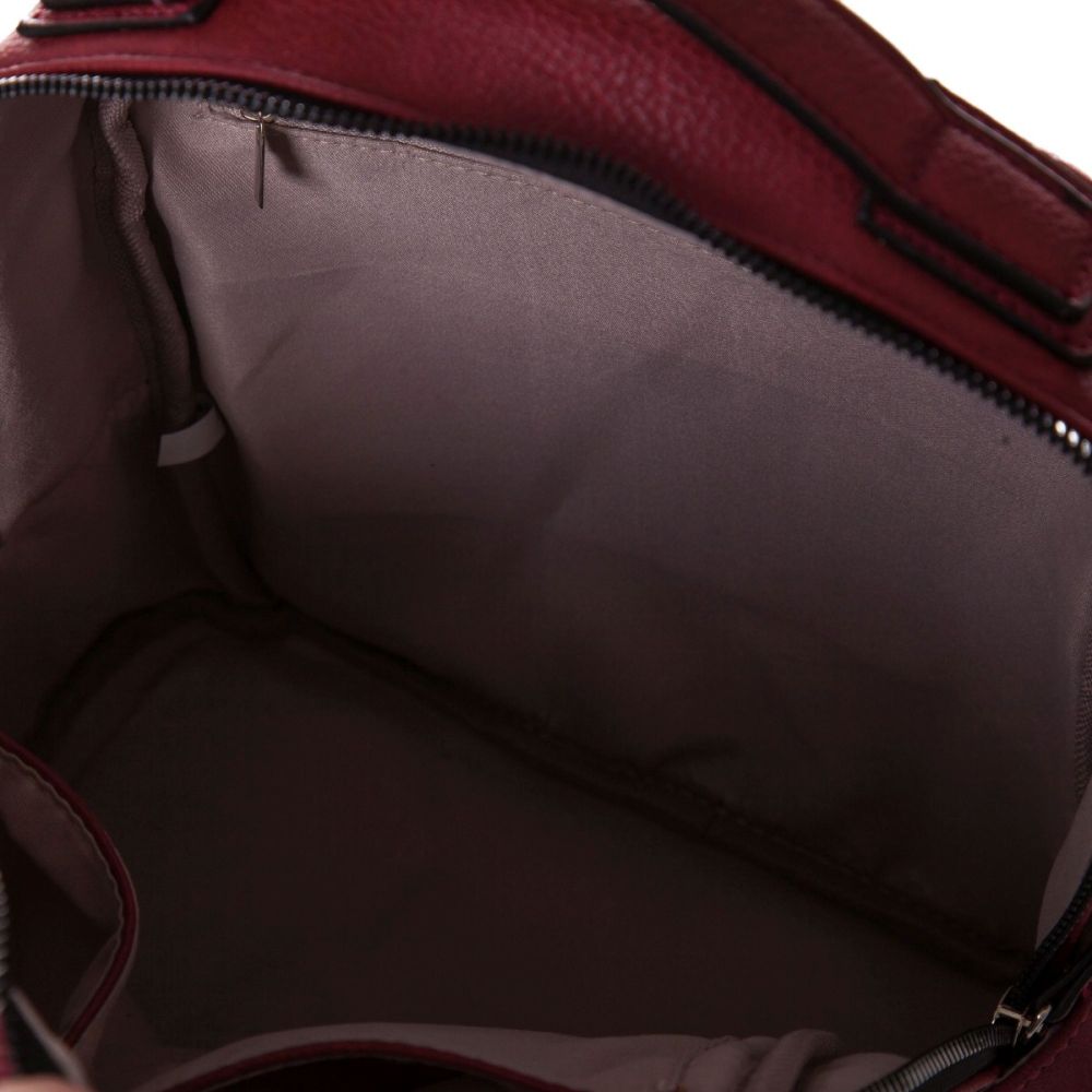 Rucsac dama Lamonza Azalya, Rosu, 30 cm