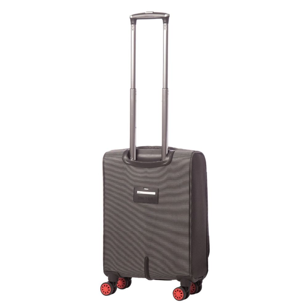 Troler Lamonza Essen, Gri cu Rosu, 55 x 36 x 22 cm