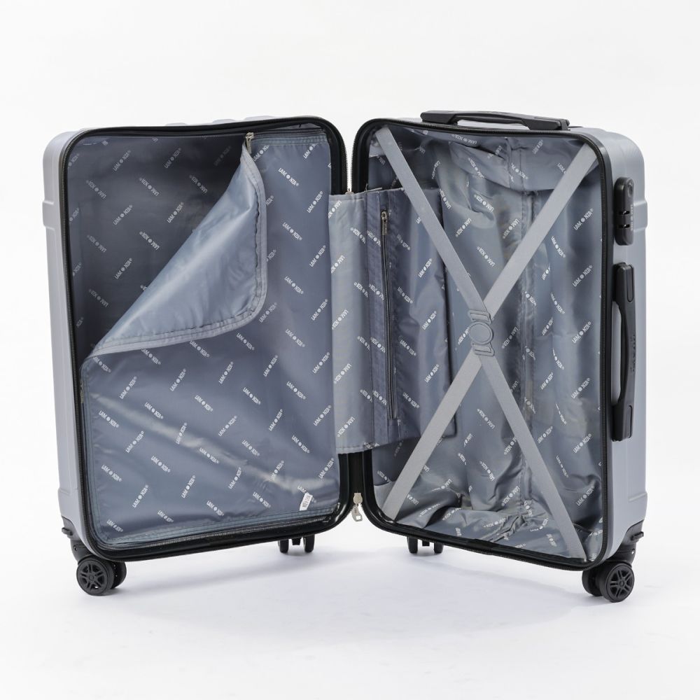 Troler Lamonza Altima, gri deschis, 62 x 42 x 24 cm
