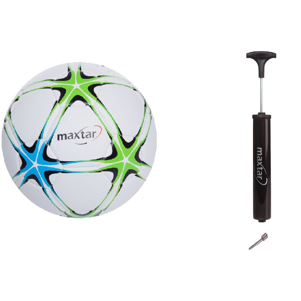 Set Minge de fotbal cu pompa manuala Maxtar