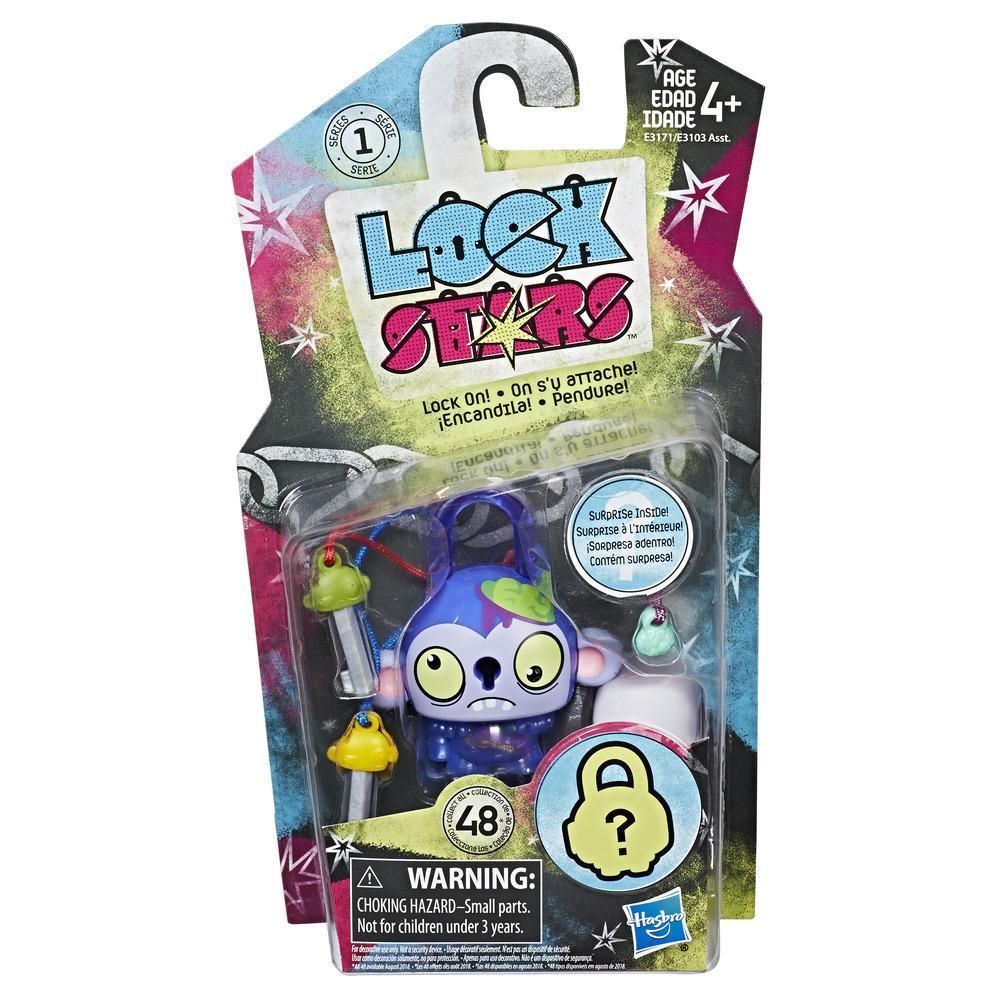 Figurina breloc Lock Stars - Monstru cu creier (E3171)