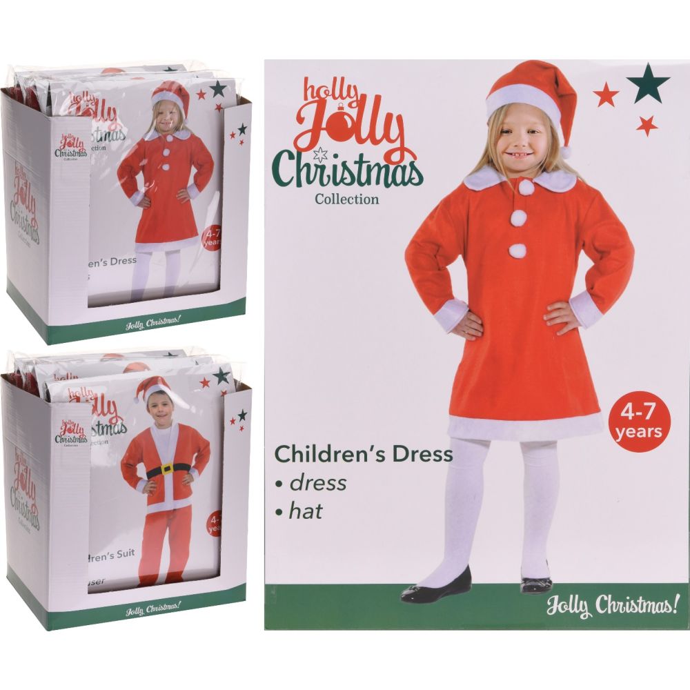 Costum Mos Craciun pentru copii 